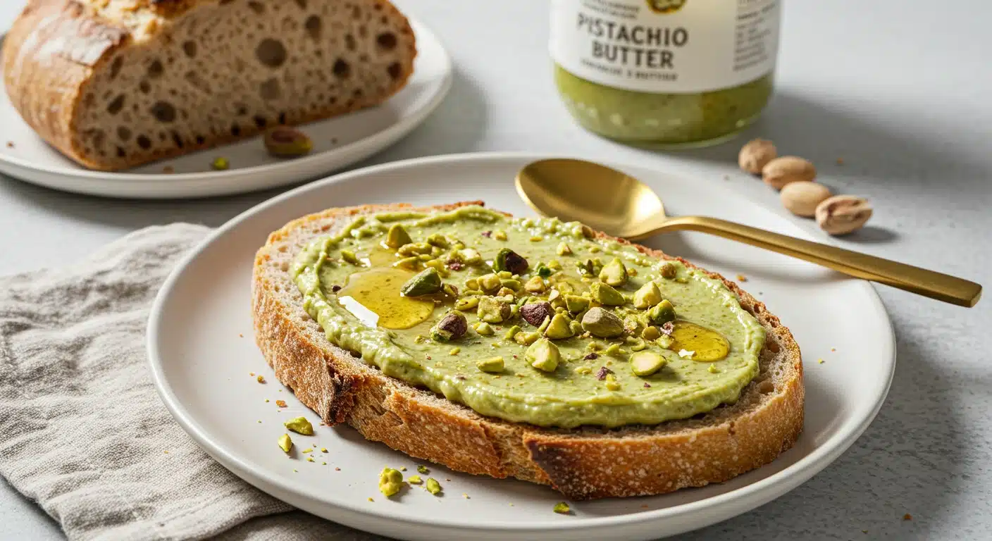 Delicious pistachio butter 500g served Delicious pistachio butter 500g served