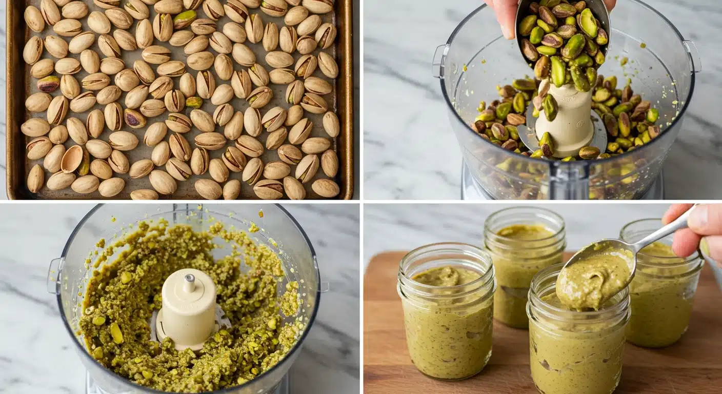 Step-by-step guide pistachio butter Step by step guide pistachio butter