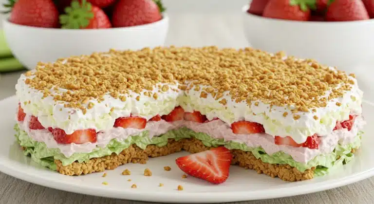 strawberry crunch salad