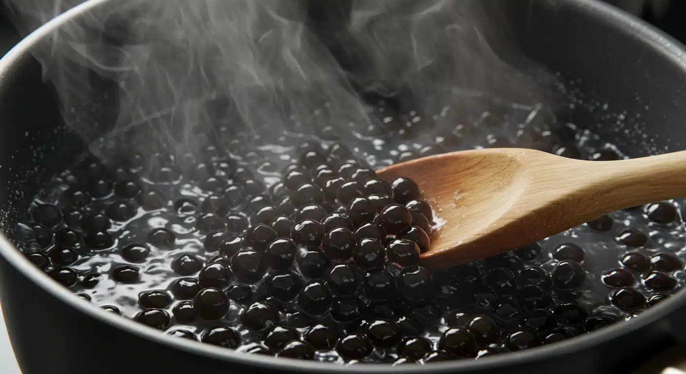 boiling-tapioca-pearls boiling tapioca pearls