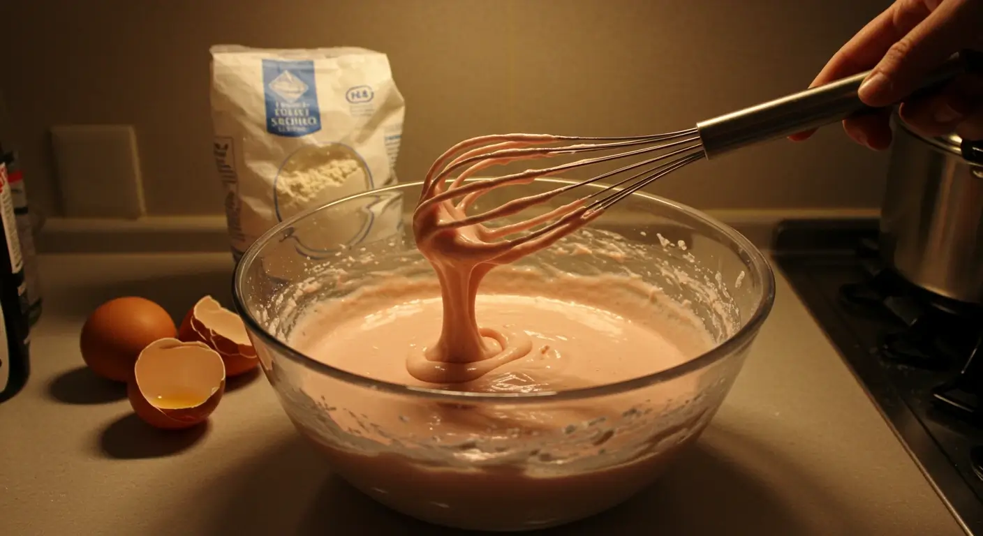 mixing-mochi-cake-batter mixing mochi cake batter