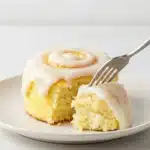 Single Fleischmann’s Yeast lemon sweet roll with frosting