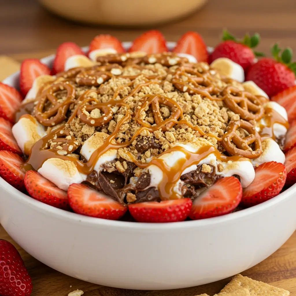 smores-dip-Variations-toppings smores dip Variations toppings