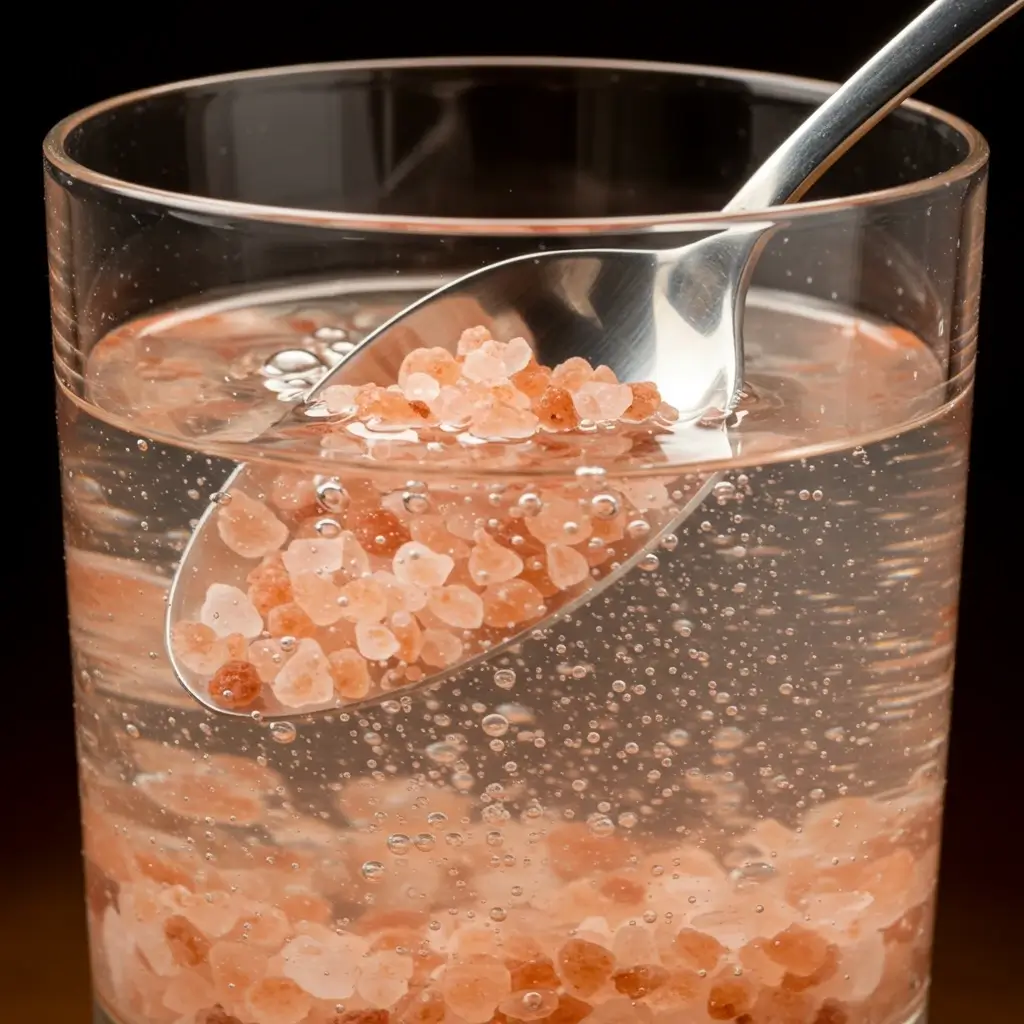 japanese pink salt diet recipe step dissolve salt